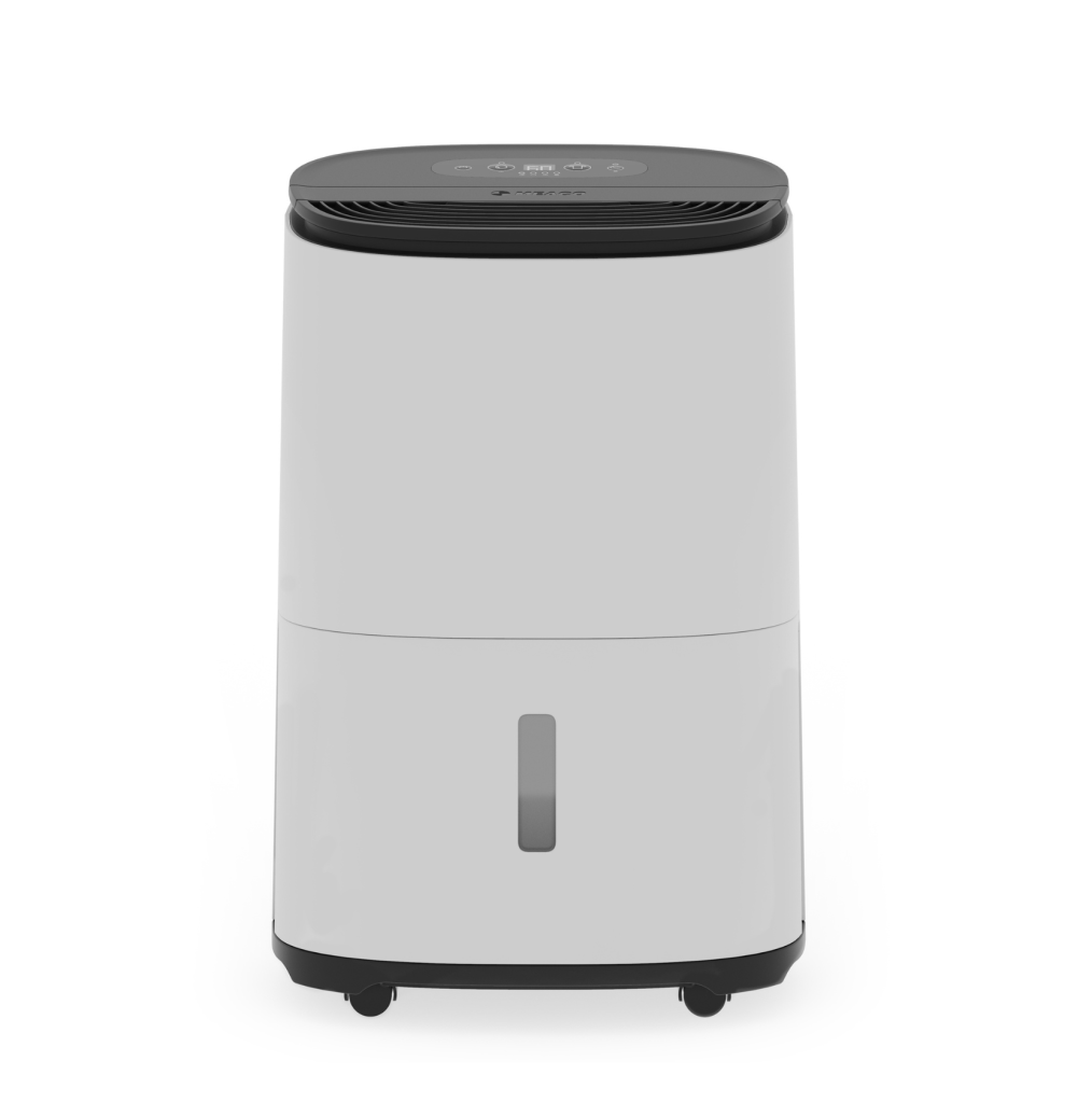 A Meaco Dehumidifier on a white background