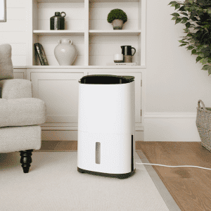 Dehumidifier in a living area