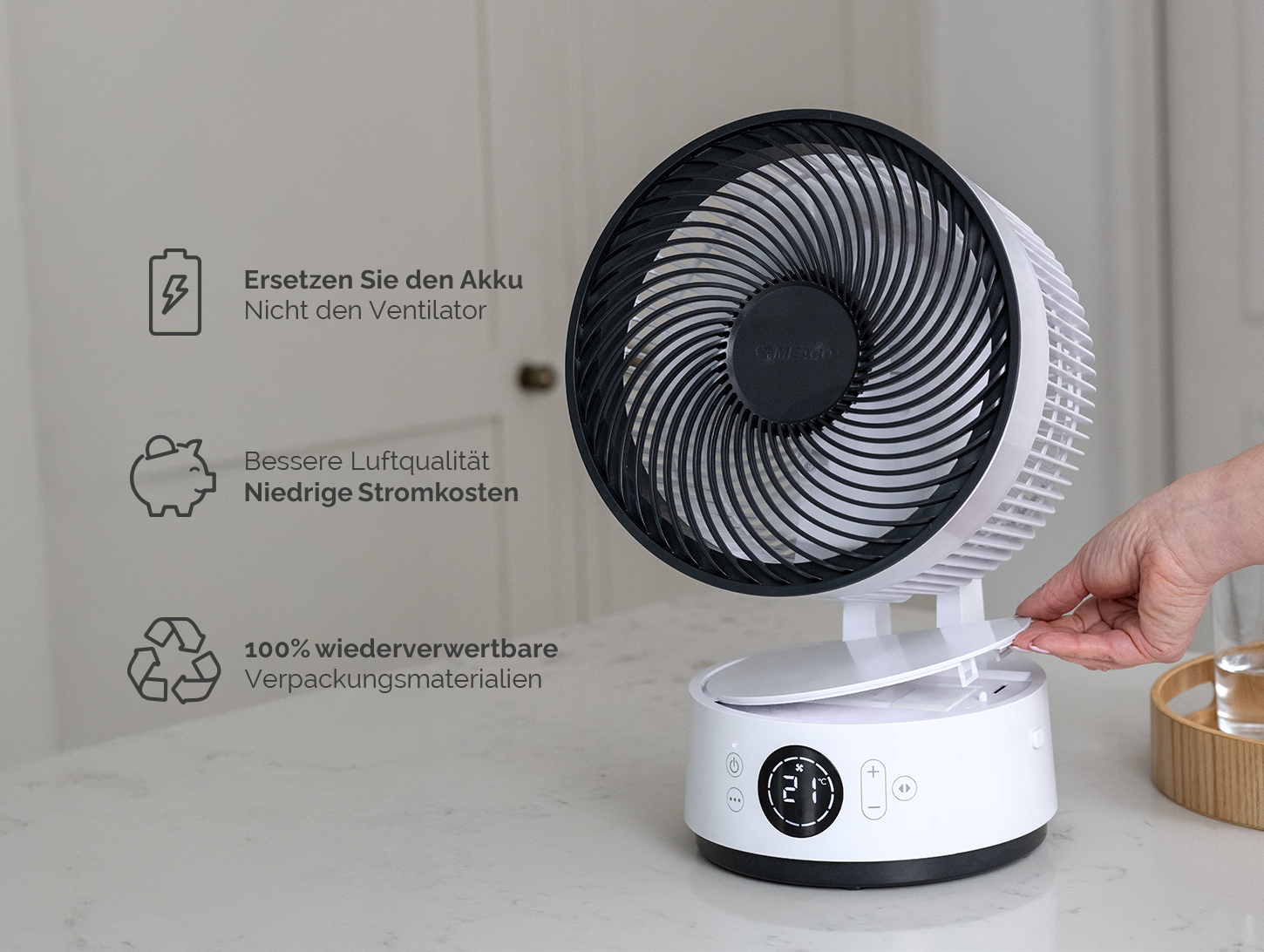 sefte 8 ventilator mit akku
